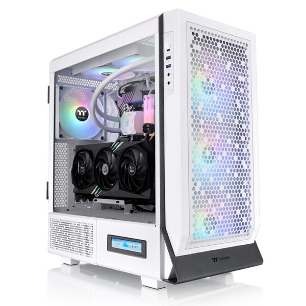 TT Ceres 500 TG ARGB Snow Mid Tower Chassis