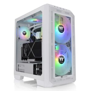 TT View 300 MX Snow Mid Tower Chassis (Dual front panels included)