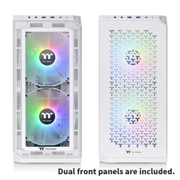 TT View 300 MX Snow Mid Tower Chassis (Dual front panels included)