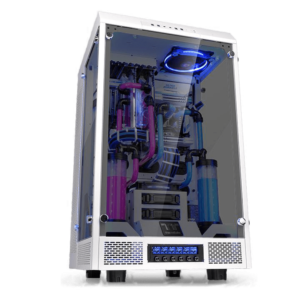 TT Tower 900 Snow Edition E-ATX Vertical Super Tower Chassis Tempered Glass 5.25 Bay