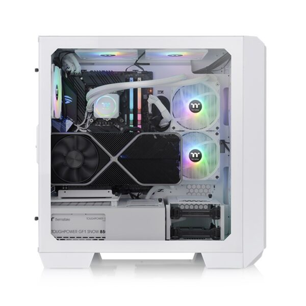 TT View 300 MX Snow Mid Tower Chassis (Dual front panels included)