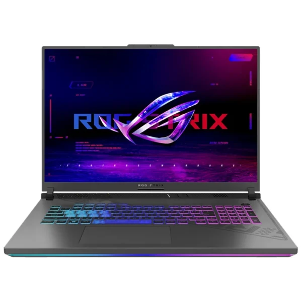 Processor: 13th Gen Intel Core i9-13980HX (24 cores, up to 5.6 GHz) Graphics: NVIDIA GeForce RTX 4080 12GB GDDR6 RAM: 16GB DDR5 4800MHz (upgradeable to 32GB) Storage: 1TB PCIe 4.0 NVMe SSD (expandable) Display: 18-inch QHD+ (2560x1600) IPS-level 240Hz 3ms display with G-Sync, Dolby Vision HDR, and 100% DCI-P3 color gamut Operating System: Windows 11 Home Dimensions: 15.55 x 11.46 x 1.22 inches Weight: 6.4 pounds Key Features ROG Nebula Display: Exceptionally immersive visual experience with 240Hz refresh rate, 3ms response time, and advanced color accuracy. ROG Intelligent Cooling: Efficient thermal management for sustained performance and quiet operation. ROG Keystone II: Customizable key that unlocks access to personalized settings and features. ROG Aura Sync: Customizable RGB lighting across the keyboard, chassis, and ROG logo. ROG RangeBoost: Enhanced Wi-Fi coverage and stability. Extensive connectivity: USB 3.2 Gen 2 Type-C, HDMI 2.1, Thunderbolt 4, Ethernet, and more.