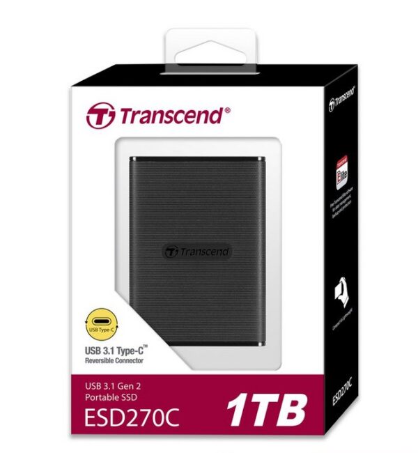 SSD USB-C & A Transcend 1TB, ESD270C