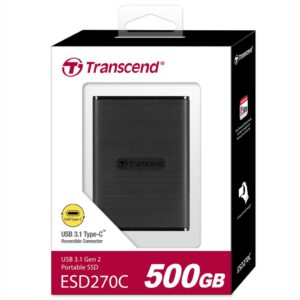 SSD USB-C & A Transcend 500GB, ESD270C