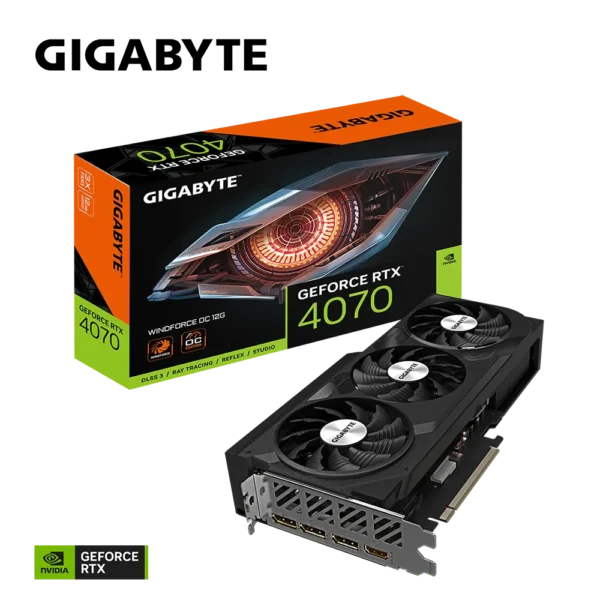 GIGABYTE Geforce RTX™4070 WINDFORCE OC 12G