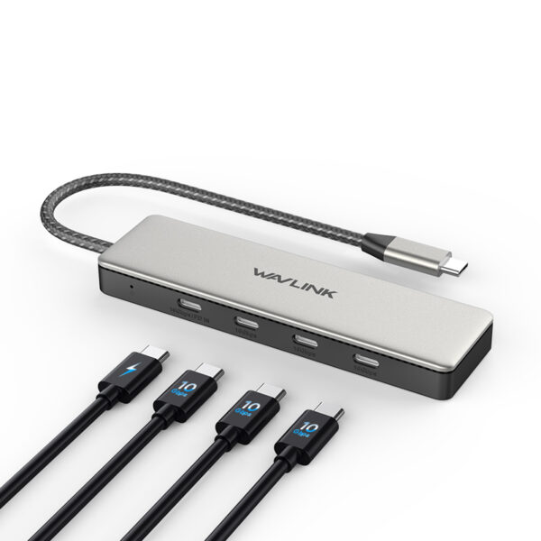 USB-C 3.2 Gen2 Hub with 4C Ports 4-in-1 10G Hub