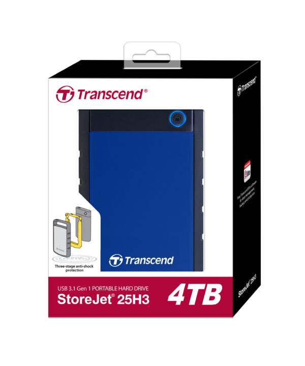 HDD 2.5" USB-C 4TB Transcend Antishock