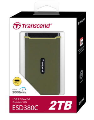 SSD USB-C & A Transcend 2TB, ESD380C