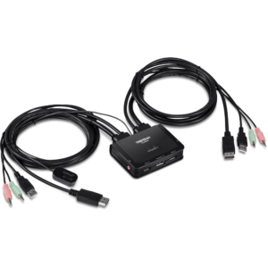 2-Port 4K DisplayPort KVM Switch