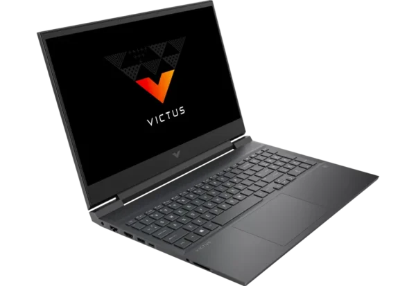 HP Victus 16-S1023DX gaming laptop with AMD Ryzen 7 8845HS, 16GB RAM, 512GB SSD, 16.1" FHD 144Hz display, and NVIDIA RTX 4070 8GB GPU.