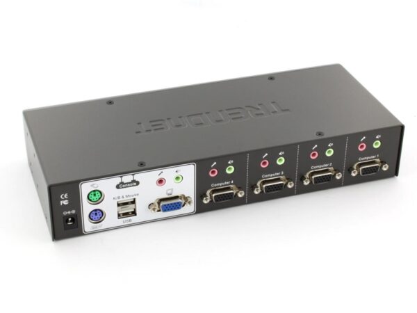 KVM SWITCH TK-423K 4-PORT USB PS2 AUDIO