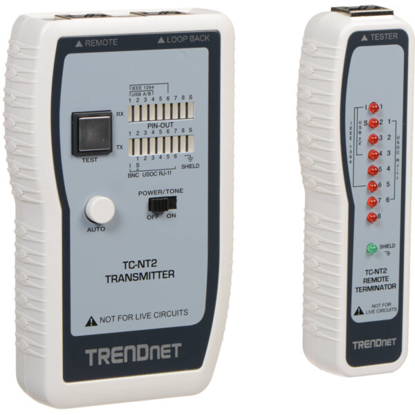 TESTER TRENDNET TC-NT2 TP & COAX CABLE TESTER