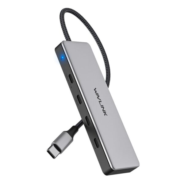 WL-UHP3411 HUB USB-C 1 to 4 USB-C 10G X 3 + 1 10G+PD WAVLINK