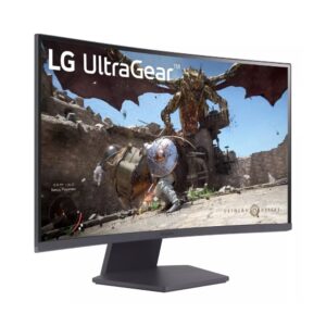 LG 27GS60QC-B 27" QHD 2K 180Hz Curved Monitor