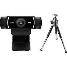 Logitech C922 Pro Stream Webcam – Full HD 1080p with auto light correction and 60 FPS at 720p, ideal for streaming and video calls