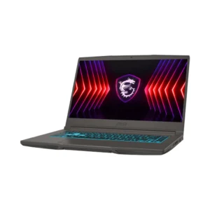 MSI Thin 15 B12UDX-2224US gaming laptop in Cosmos Gray, featuring Intel Core i5-12450H, 8GB DDR4 RAM, 512GB NVMe SSD, NVIDIA RTX 3050 graphics, and a 15.6-inch FHD 144Hz display