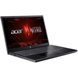 Acer Nitro V 15 gaming laptop featuring Intel Core i7 processor, NVIDIA RTX 4060 GPU, 32GB RAM, and 15.6-inch FHD 165Hz display.