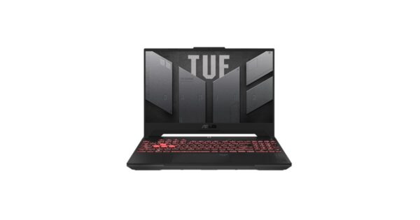 ASUS TUF FX507VI-F15.I74070 gaming laptop featuring Intel Core i7-13620H, 16GB RAM, 1TB NVME SSD, 15.6" FHD display, and NVIDIA RTX 4070 GPU with Windows 11.