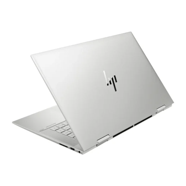 HP Envy 14 with Core i7, 16GB RAM, 512GB SSD, 14" FHD touchscreen, 360° hinge, and fingerprint reader.