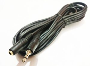 VCOM 5.0M 3.5mm Stereo Male to Female Audio Extension Cable for extended connectivity.