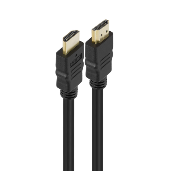 VCOM 3.0M HDMI Male to Mini HDMI Male Cable with 4K support and gold-plated connectors.