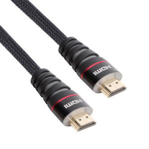 VCOM 20M Flat HDMI Male to Male Cable with gold-plated connectors and 4K x 2K support for high-quality video and audio.