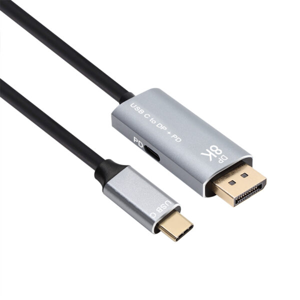 VCOM USB 3.0 cable, USB-B male to USB-C male, 1 meter, for high-speed data transfer between devices.