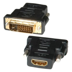 VCOM HDMI 19F to DVI 24+1M adapter, for connecting HDMI devices to DVI displays with high-quality video transmission.