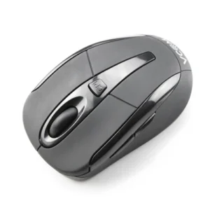 VCOM DM504 wireless mouse with ergonomic design and optical sensor for smooth tracking and comfortable, cord-free operation.